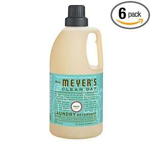com Mrs. Meyers Clean Day Laundry Detergent, Basil, 64 Ounce Bottles 