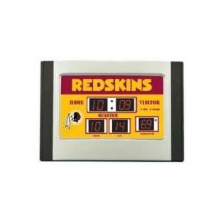  Washington Redskins Scoreboard Desk Clock 6.5x9 