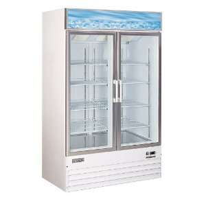 Alamo Double Pull Glass Door Reach In Refrigerator **Lease $71 a Month 