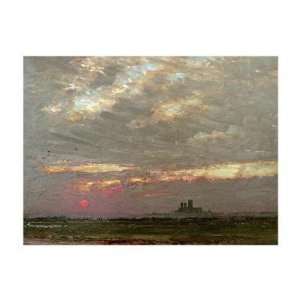  Lincoln Cathedral at Sunset by Albert Goodwin. Size 22.01 