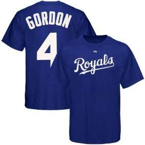   Royals #4 Alex Gordon Royal Blue Player T Shirt: Sports & Outdoors