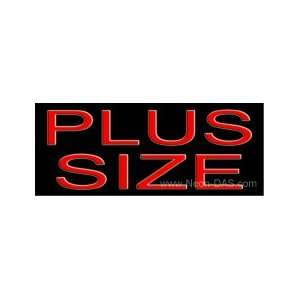  Plus Size Outdoor Neon Sign 13 x 32