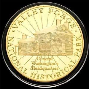    Valley Forge 24KT Gold Plated Commemorate Coin 