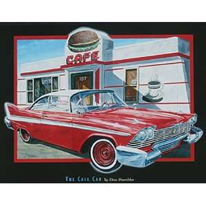  The Caf? Car by Don Stambler 11 X 14 Poster