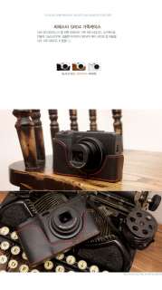   Leather half case for Ricoh GR IV 4 digital camera DC   Black  