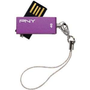   ATTACHé USB FLASH DRIVE (PLUM) (MEMORY MEDIA CARDS): Office Products