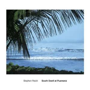  South Swell at Puamana HIGH QUALITY MUSEUM WRAP CANVAS 