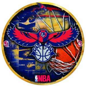   : NBA Atlanta Hawks 18 Inch High Definition Clock: Sports & Outdoors