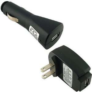  SKQUE USB Black Car / Home Wall Travel Charger Adapter for 