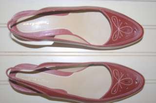 Easy Spirit GLYNISS Rosso Flat Shoes Cranberry Red Size 10 Brand New 