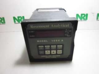 ROSEMOUNT 1054ADO DISSOLVED OXYGEN ANALYZER 230V 60HZ 0.100A 