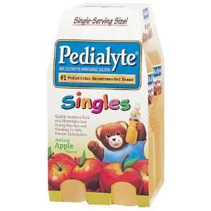  Pedialyte Singles Apple / 8 fl oz bottle / case of 32 