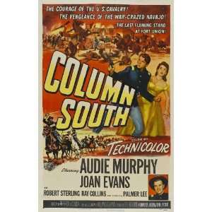  Column South Poster 27x40 Audie Murphy Joan Evans Robert 