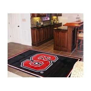   Carolina State Wolfpack Official 4x6 Area Floor Rug: Home & Kitchen