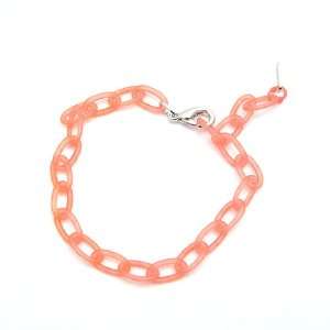 [Aznavour] Lovely & Cute Kara Simple Chain Bracelet / Pink 