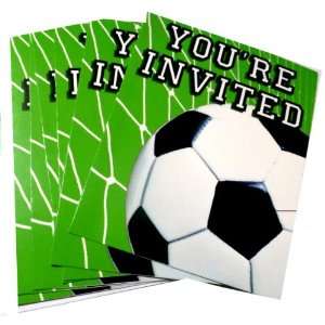  Soccer Ball Birthday Party Invitation Cards: Toys & Games