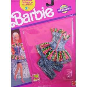  Barbie Jeans Week End Fashions w Dress & Bermuda Shorts 