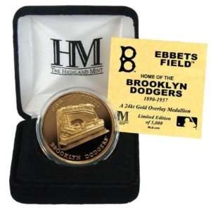 Ebbets Field 24KT Gold Commemorative Coin