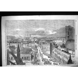 1852 Opening Parliament Royal Procession Westminster Abbey London 