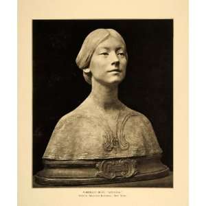  1909 Evelyn Beatrice Longman Aenigma Sculpture Print 