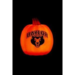  Baylor University Bears Lighted Wax Pumpkin Luminary 