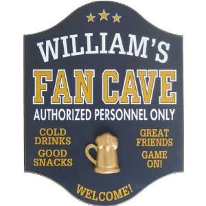  Fan Cave Personalized w/ Routed Edge 16x14 Davis & Small 