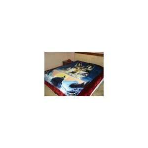   of Coyote sunset Design Blanket, Bed Cover Queen size: Everything Else