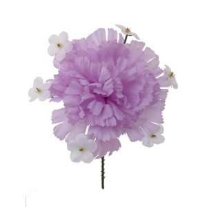  100 Carnation With Gypsophila 5 Lavender Artificial Silk Flower 