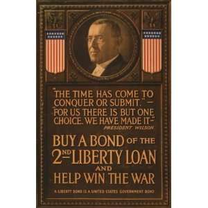 World War I Poster   Buy a bond of the 2nd Liberty Loan and help win 