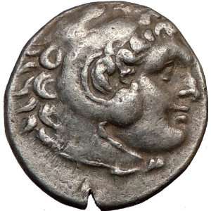   III the GREAT 280BC Big Ancient Genuine Silver Greek Coin ZEUS w eagle