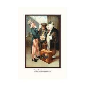   Teddy Roosevelts Bears You Belong to Us 24x36 Giclee: Home & Kitchen