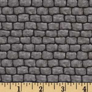  44 Wide Moda Modascapes 2 Bricks Grey Fabric By The Yard 