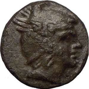   179BC Rare Authentic Ancient Macedonian Greek Coin HERO dft MEDUSA