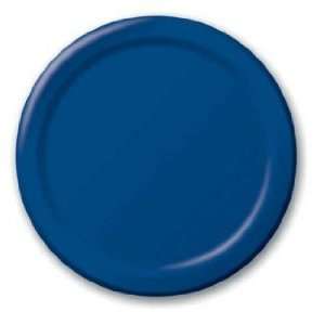  Navy Blue 7 Paper Plate   10/24 Ct Cs: Health & Personal 