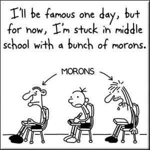  Magnet   Diary of Wimpy Kid   Morons 