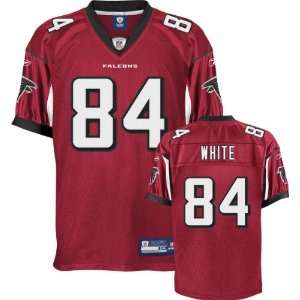 : Roddy White Jersey: Reebok Authentic Red #84 Atlanta Falcons Jersey 