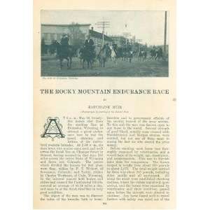  1908 Rocky Mountain Endurance Race Horses Colorado 