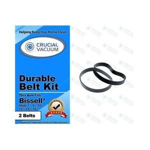 Bissell Vacuum Cleaner Belts Style 7/9/10/12/14/16, Pack 