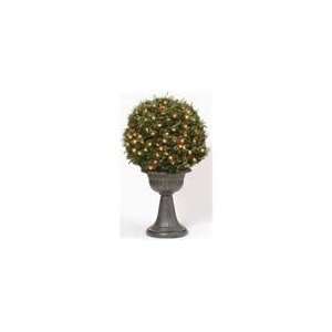   Christmas Ball Topiary with Pine Cones   Clear Lights: Home & Kitchen
