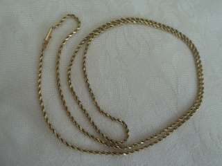 14k Solid Gold Rope Chain 3mm 13.9g Heavy Long 30 Necklace y gold not 
