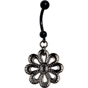  Handcrafted Vintage Flower Belly Ring: Jewelry