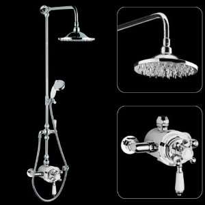   Dual Thermostatic Shower Valve with Grand Shower Kit: Home Improvement