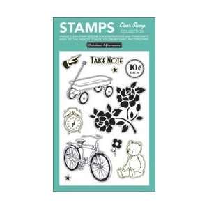  New   5 & Dime Clear Stamps 4X6 Sheet by October Afternoon 