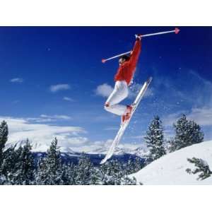  Alpine Skier Airborne, Breckenridge, CO Photographic 