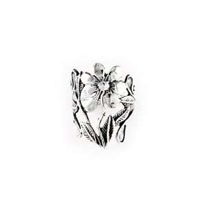  Pracha Silver Flower Daisy Ring   Size 9 Jewelry