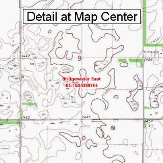  USGS Topographic Quadrangle Map   Bridgewater East, South 
