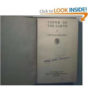  Think of the earth Bertram Brooker Books
