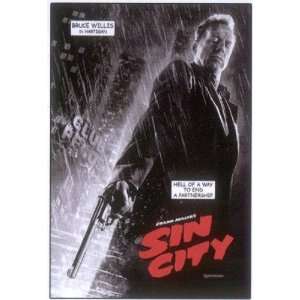  Sin City Bruce Willis Hartigan Tin Sign: Patio, Lawn 