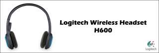 Logitech Wireless Headset H600 Over The Head Design (981 000341 