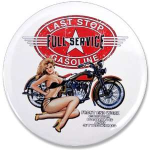  3.5 Button Last Stop Full Service Gasoline Motorcycle 